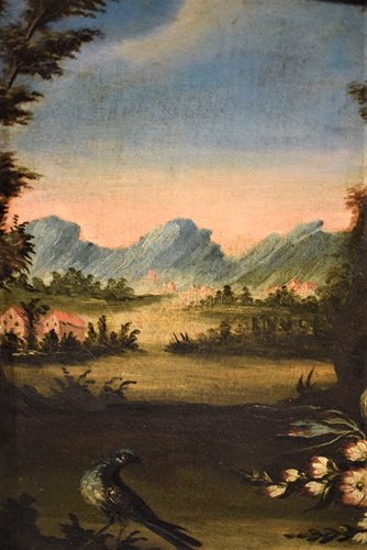 Natura Morta di Fiori con Paesaggio (1)